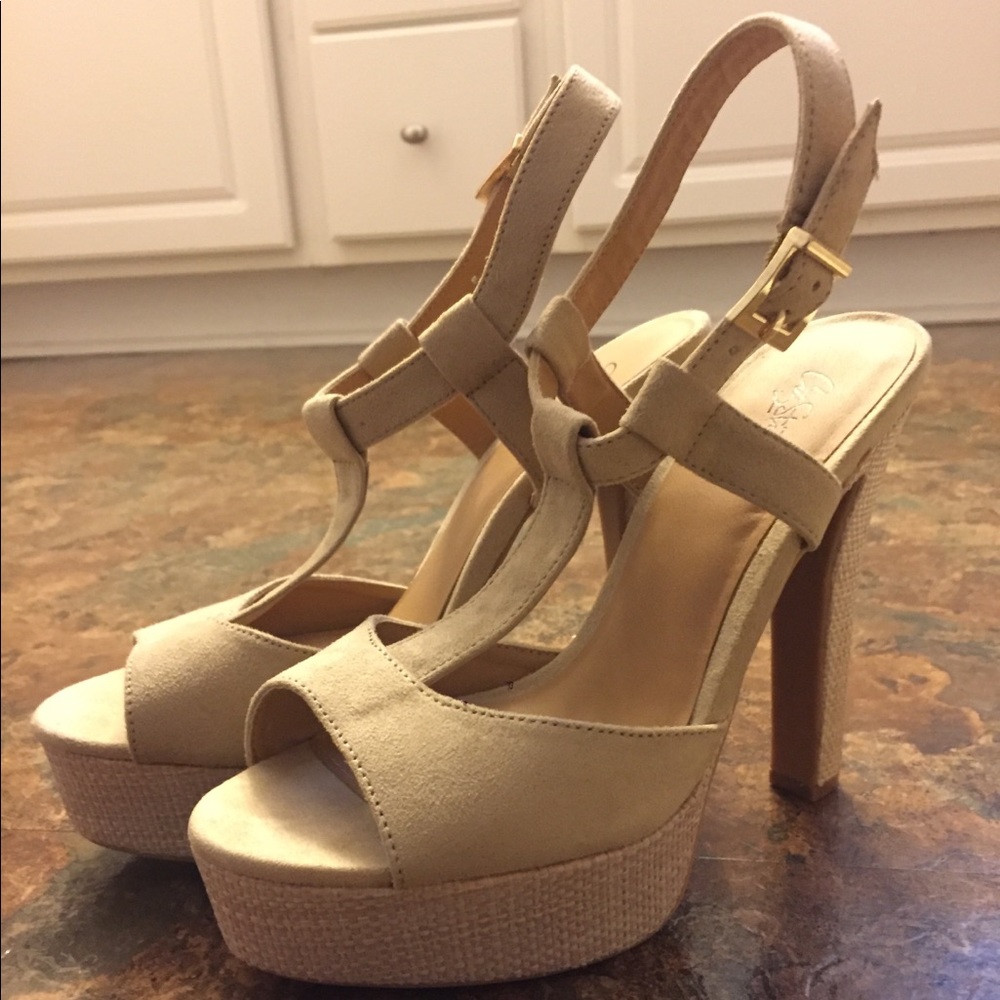 City streets high heels